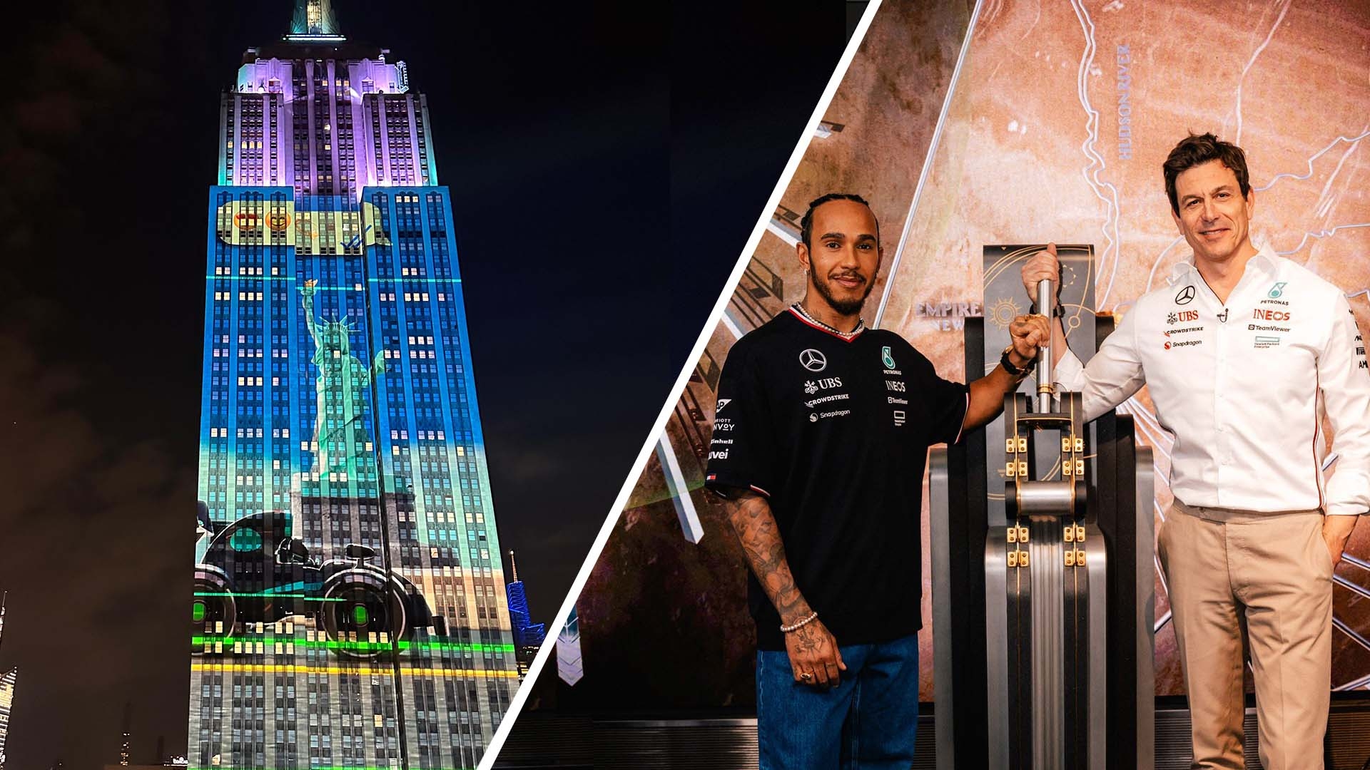 Mercedes light up the Empire State Building with emoji launch