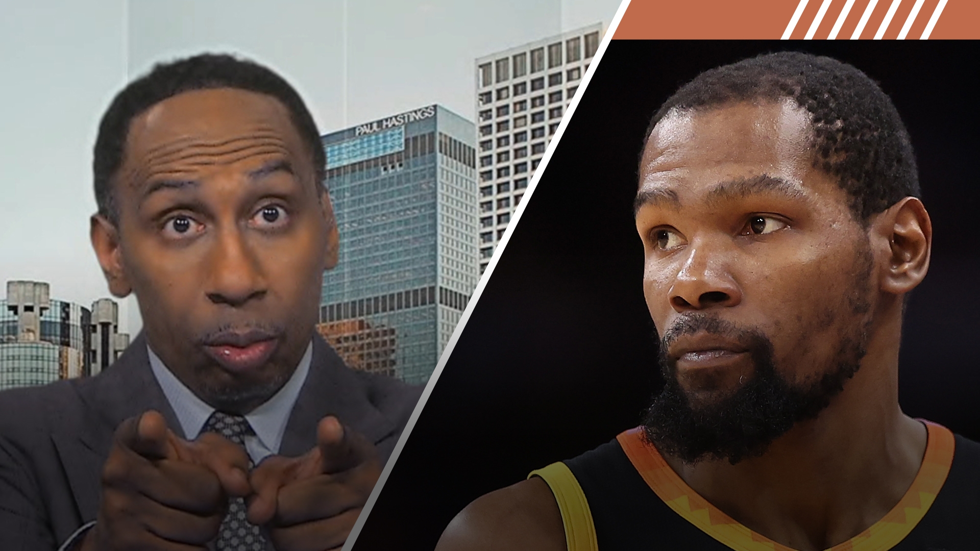 Stephen A. takes exception to Suns GM on comments about KD