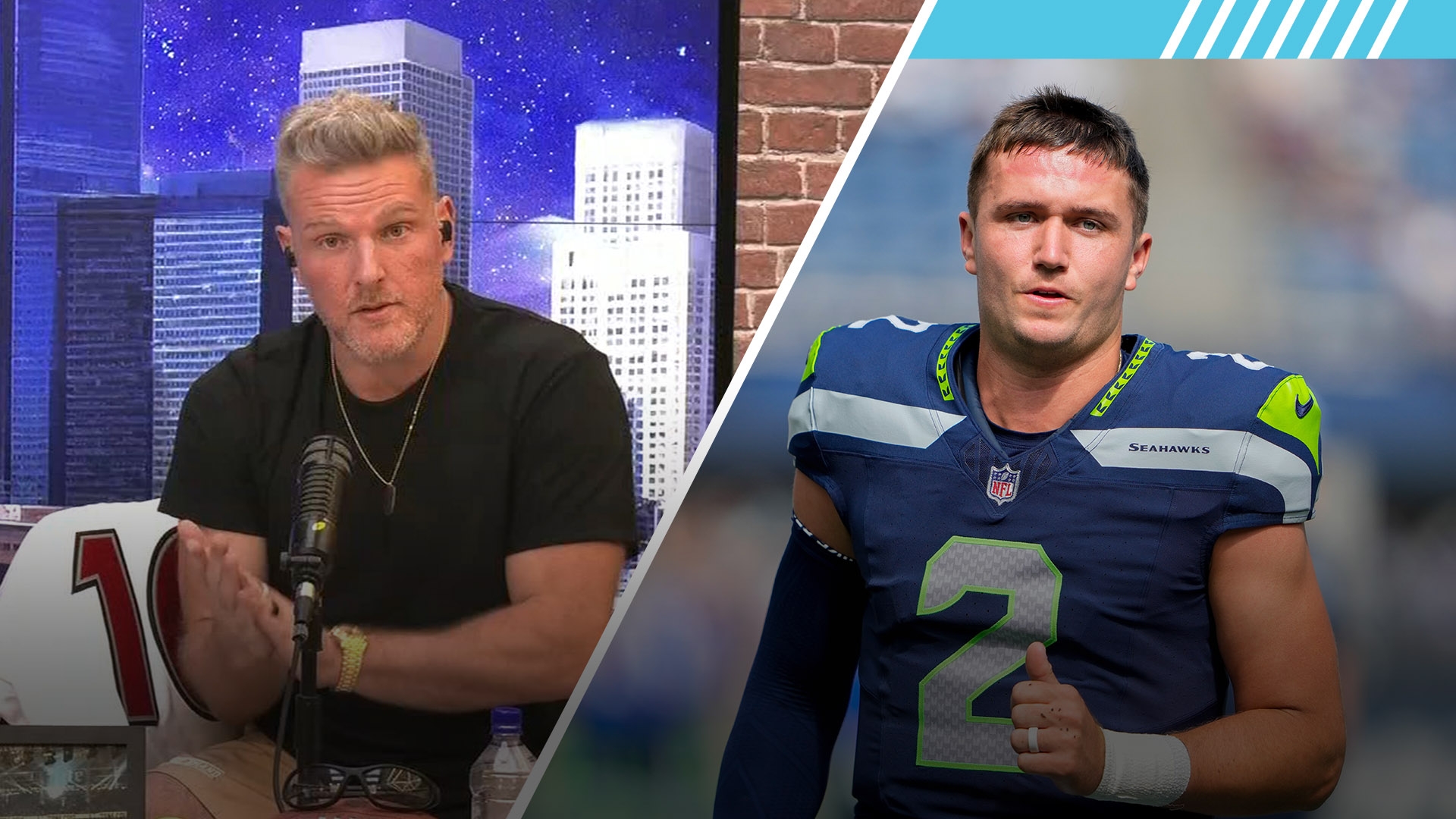 Pat McAfee asks "Why not Drew Lock?" in New York