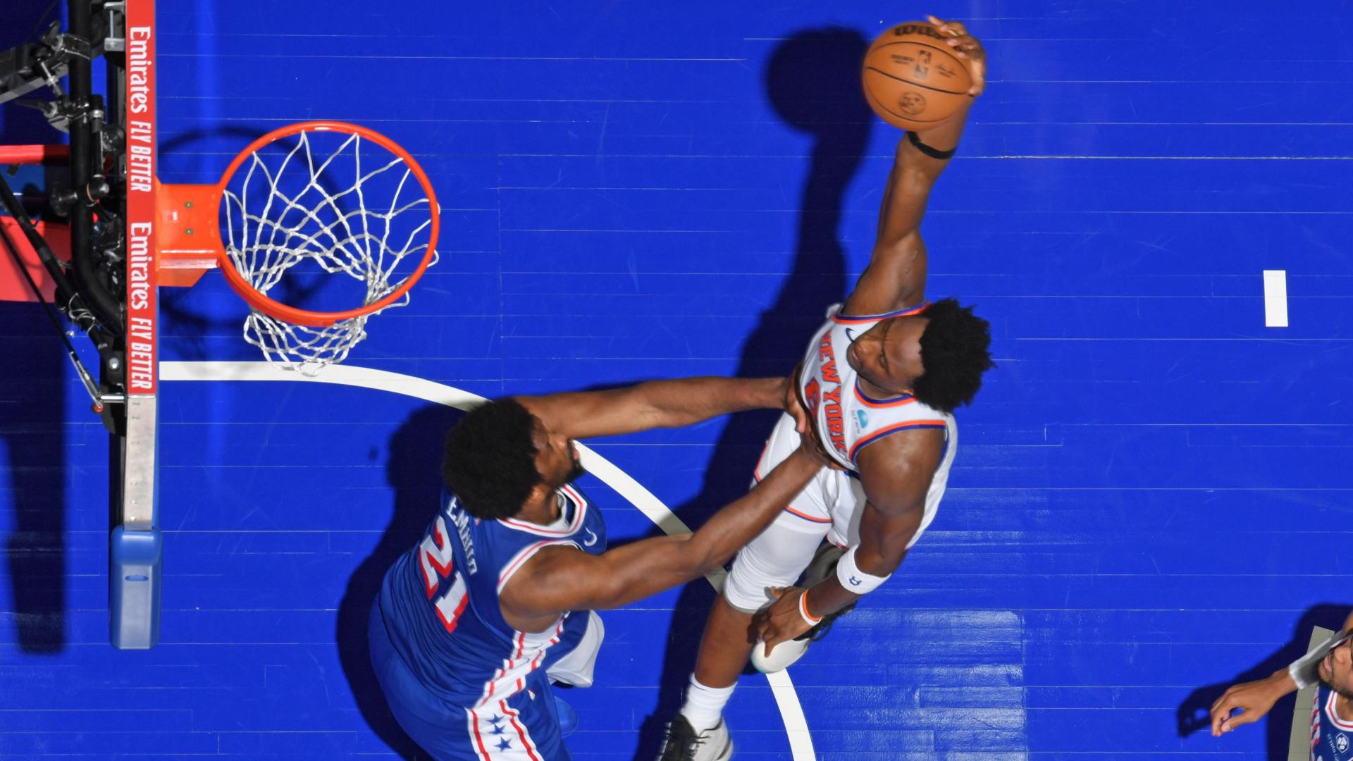 OG Anunoby drops the hammer on Joel Embiid