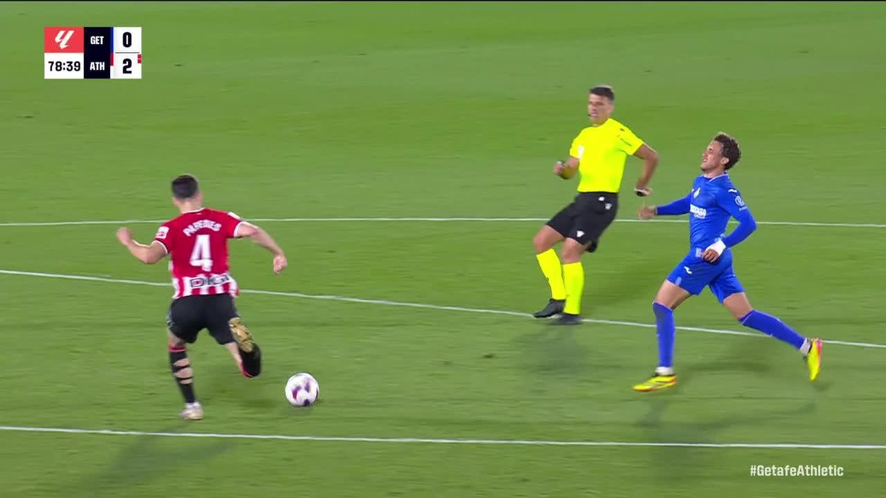 Aitor Paredes receives a Red Cards vs. Getafe