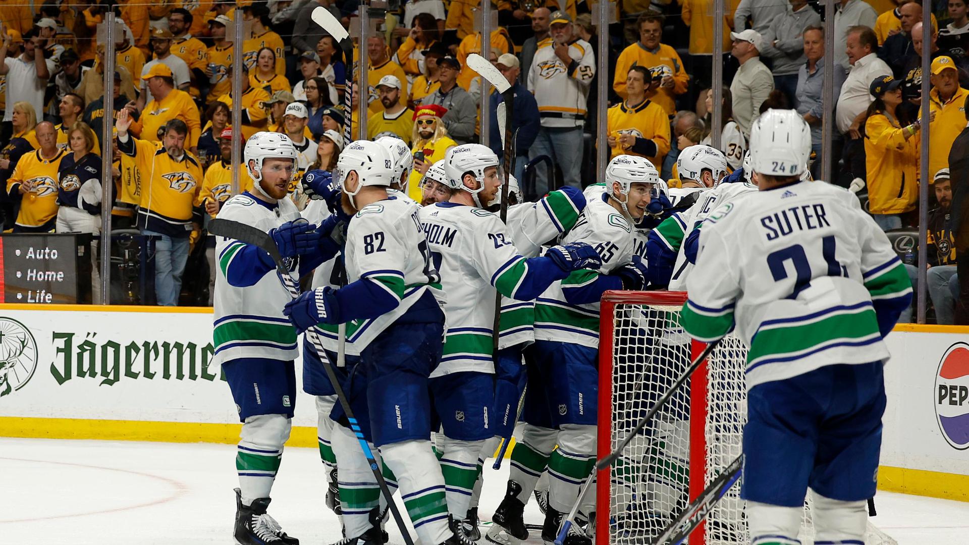 Canucks block a flurry of shots to seal series victory