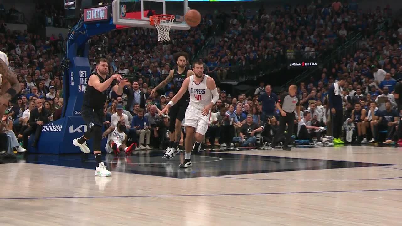 Luka dazzles with full-court dime to Kyrie