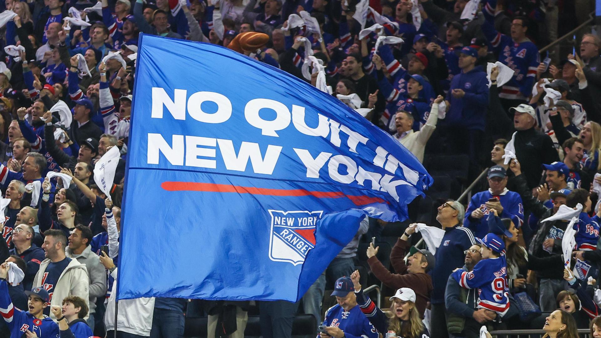 Rangers faithful erupt as New York hangs on to take Game 1