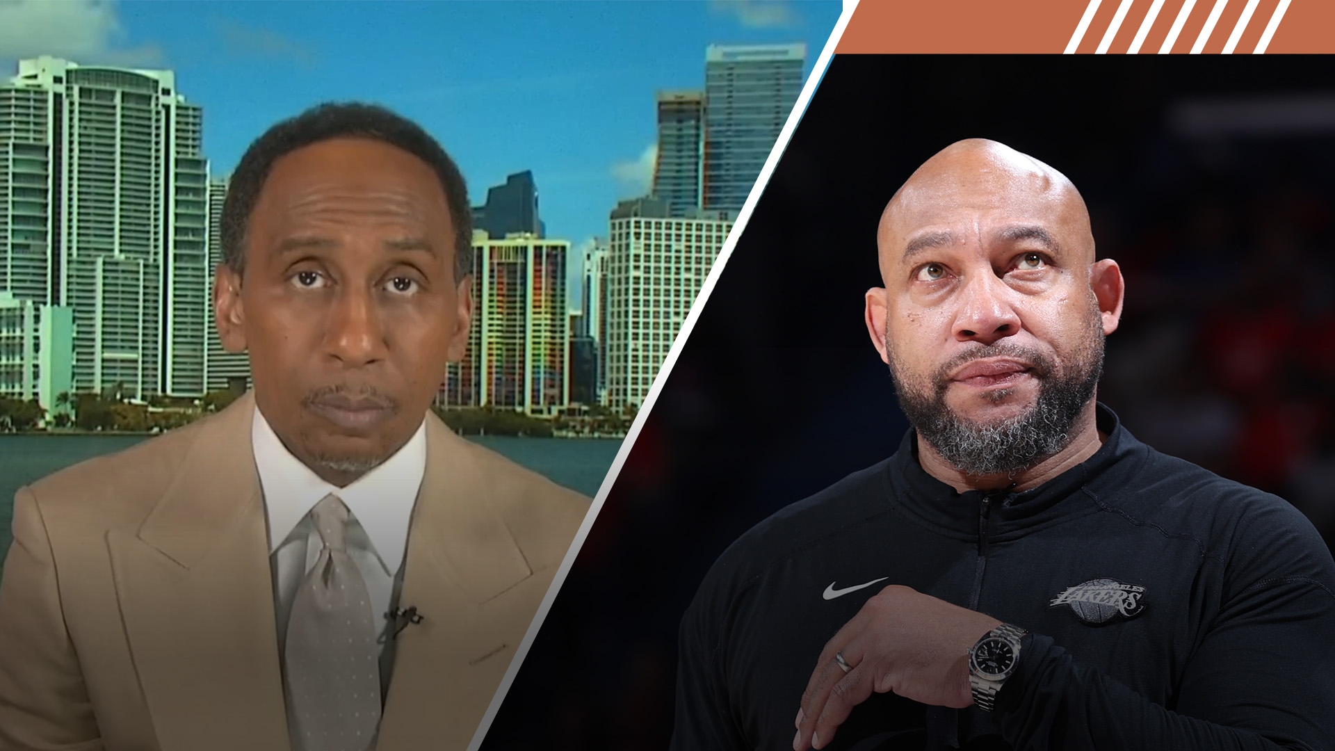 Why Stephen A. has a sour taste in his mouth over Darvin Ham firing