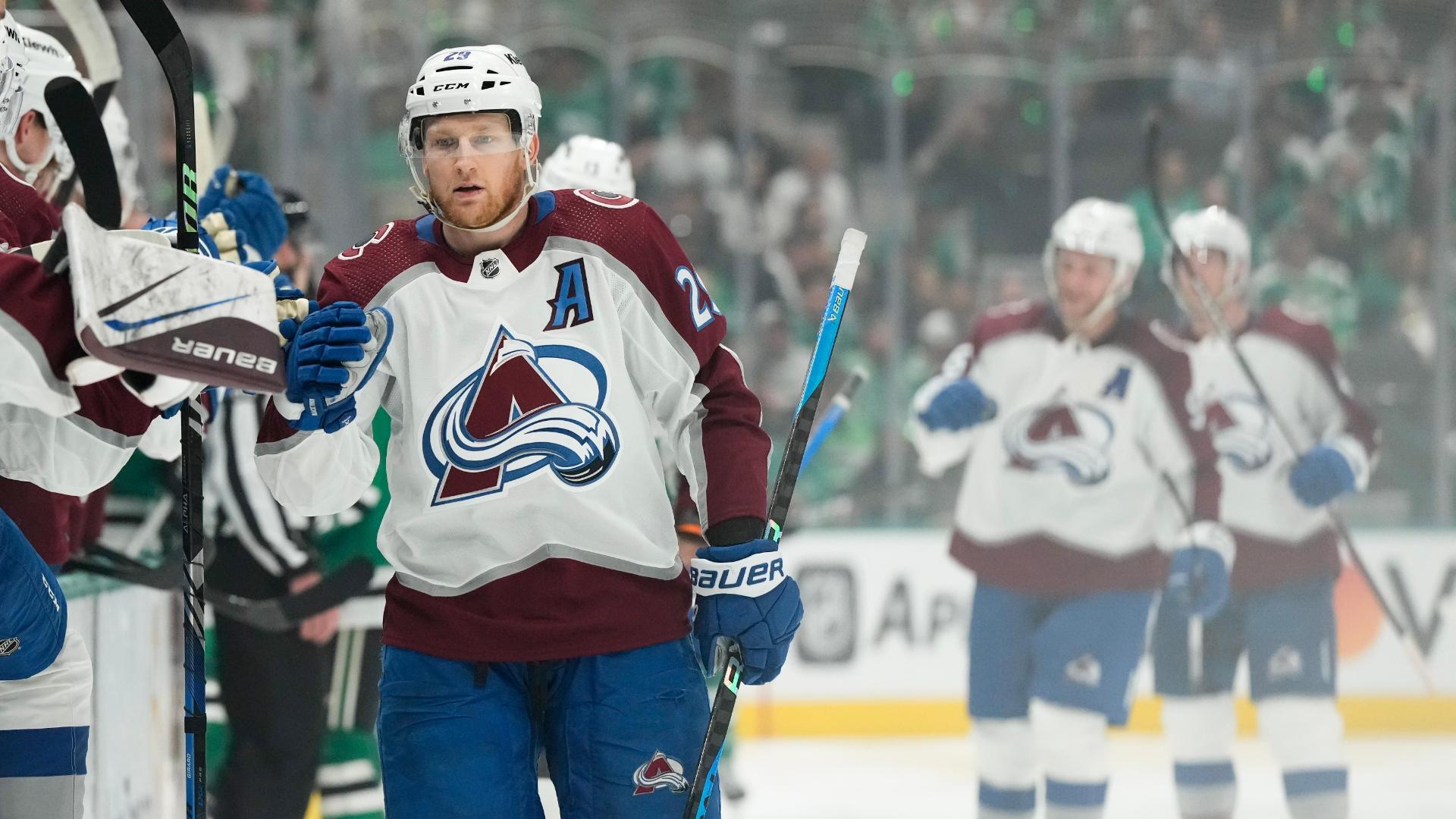 Nathan MacKinnon scores equalizer for Avalanche