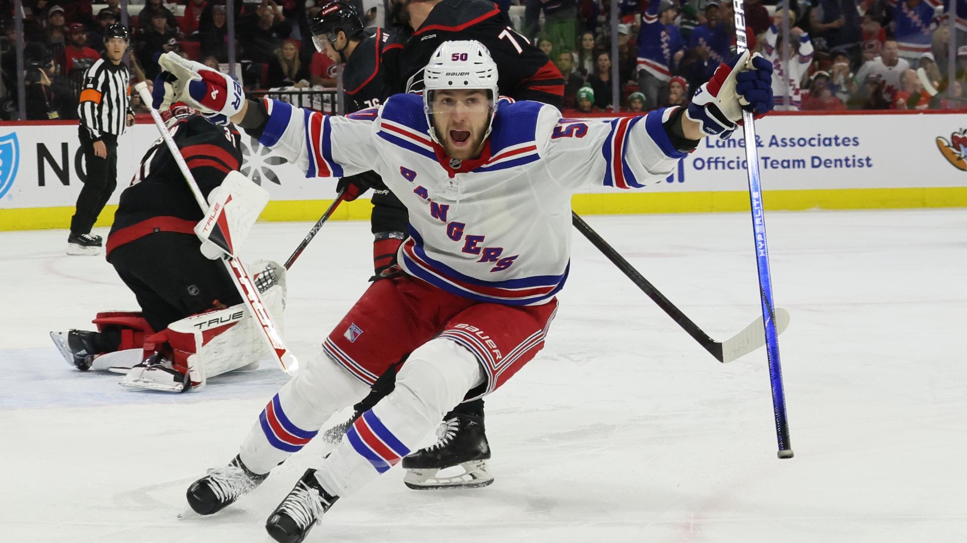 Will Cuylle buries a quick wrister for Rangers