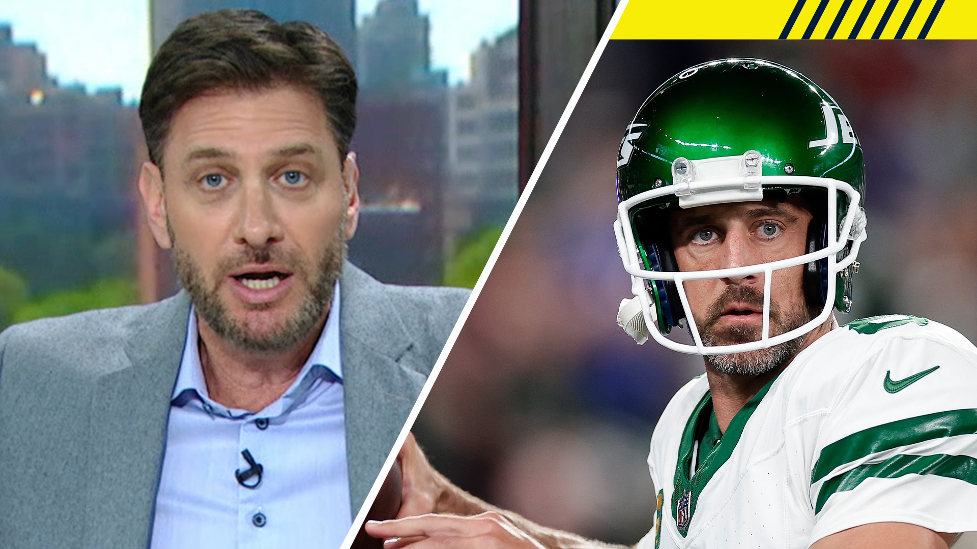 Greeny exasperated after learning Jets open season on 'Monday Night Football'