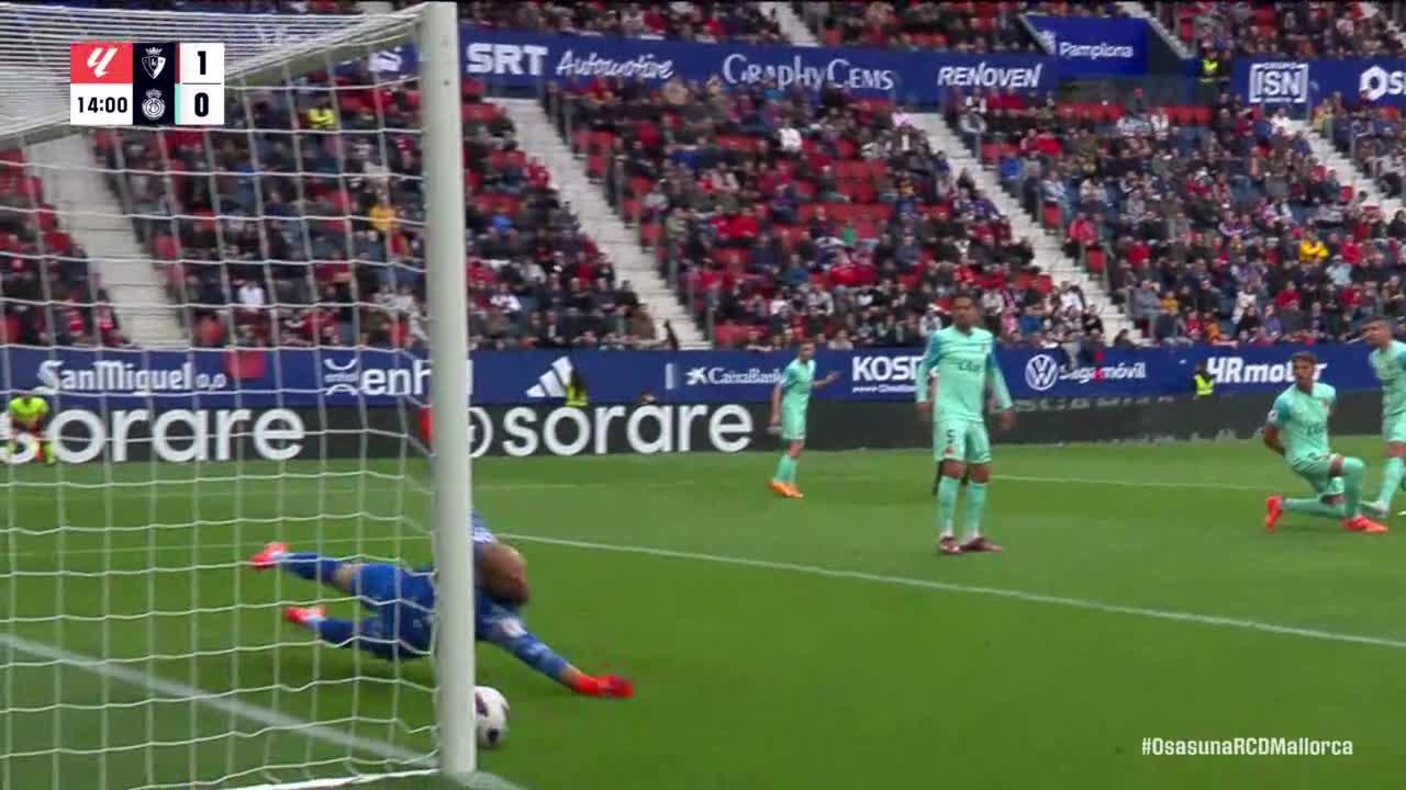 Jon Moncayola finds the back of the net for Osasuna