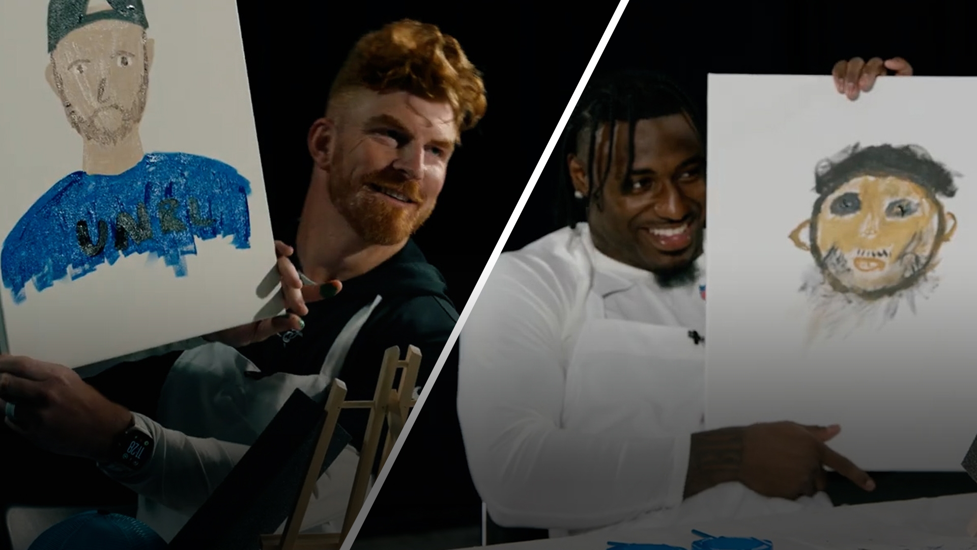 Panthers hilariously paint teammates in 2024 schedule reveal