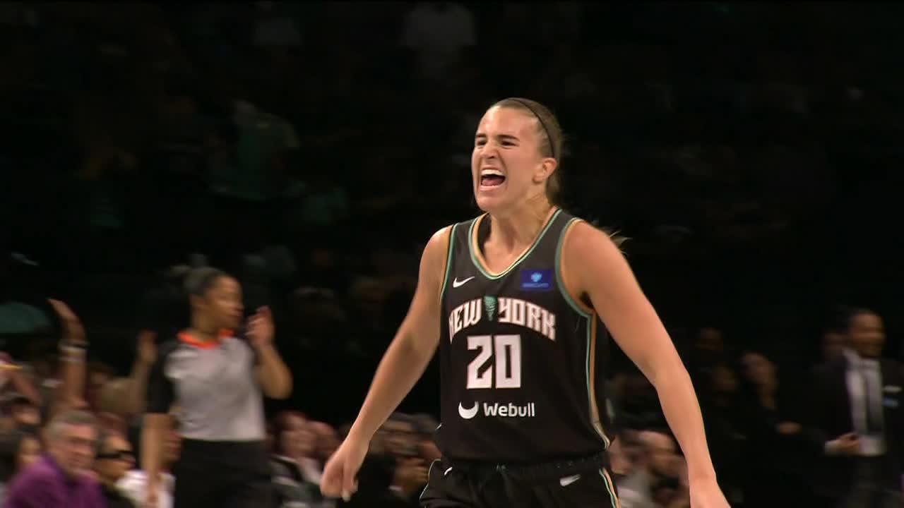 Ionescu amped up after back-to-back buckets for the Liberty
