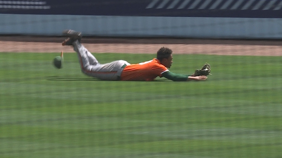 Miami CF covers a ton of ground on diving catch