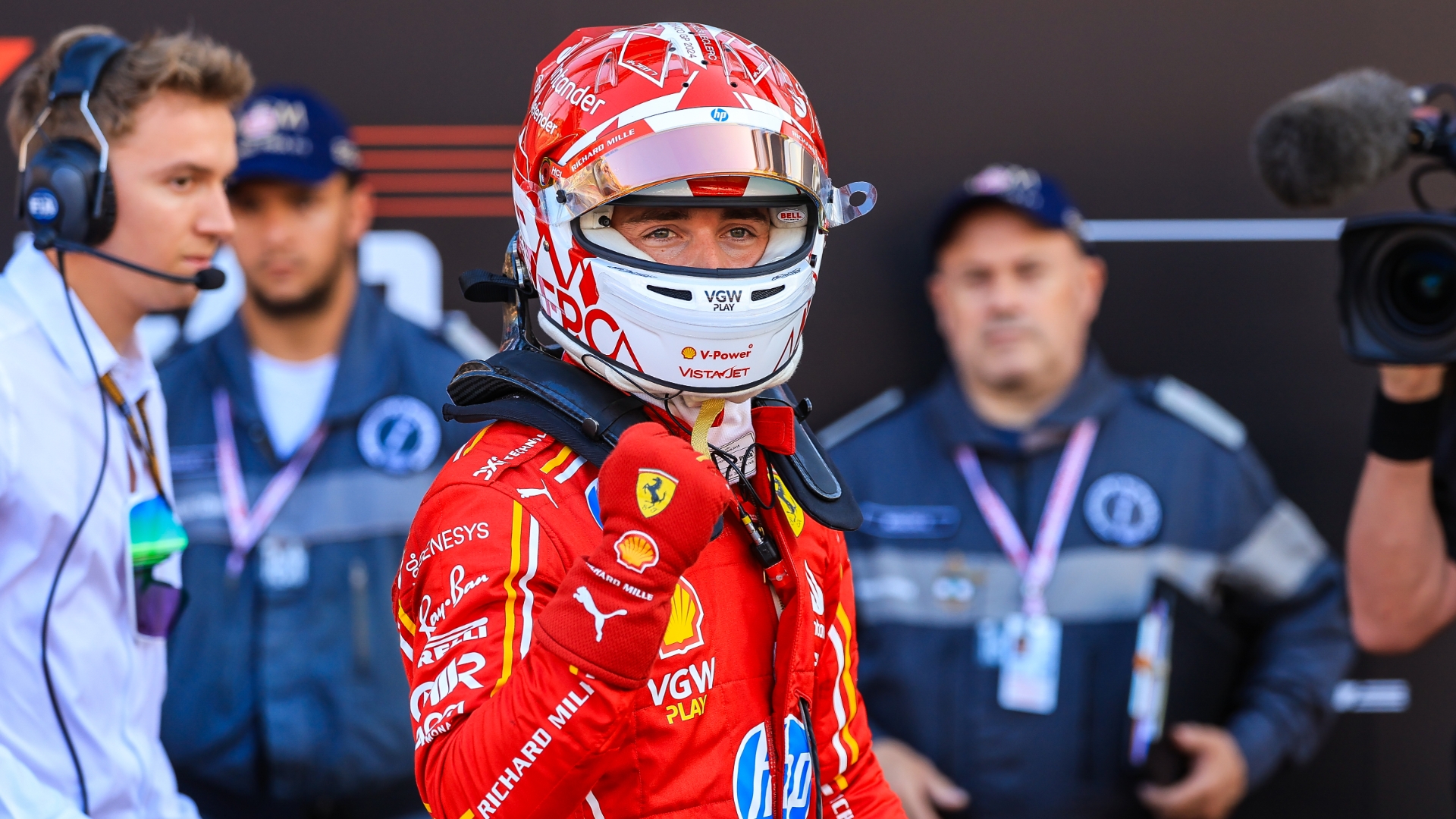 Charles Leclerc claims pole in Monaco