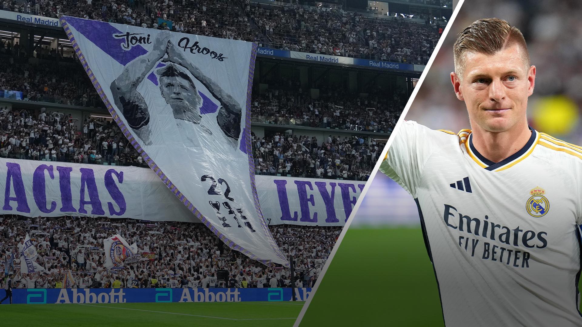Toni Kroos honored in final Real Madrid home game