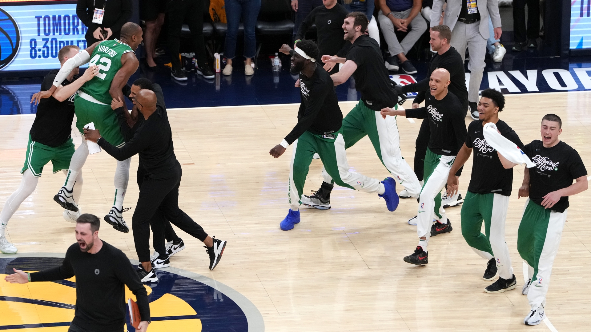 Celtics hold off Pacers late to sweep series, advance to NBA Finals