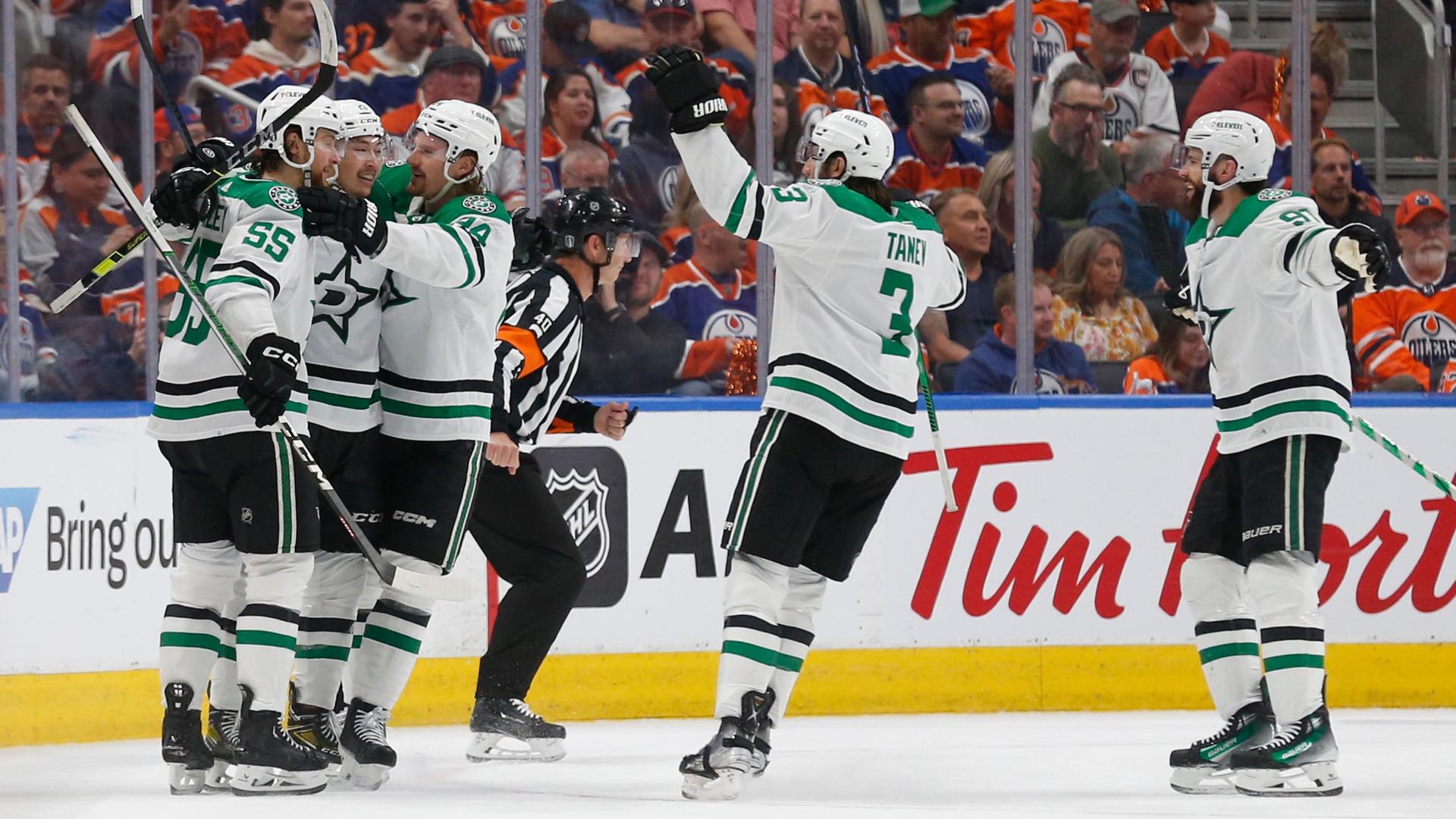 Stars stun Oilers with two quick goals to take lead