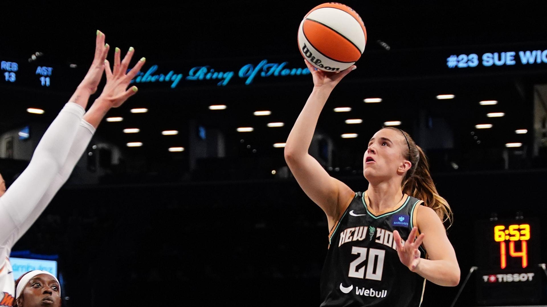 Sabrina Ionescu leads the Liberty to victory with 22 points