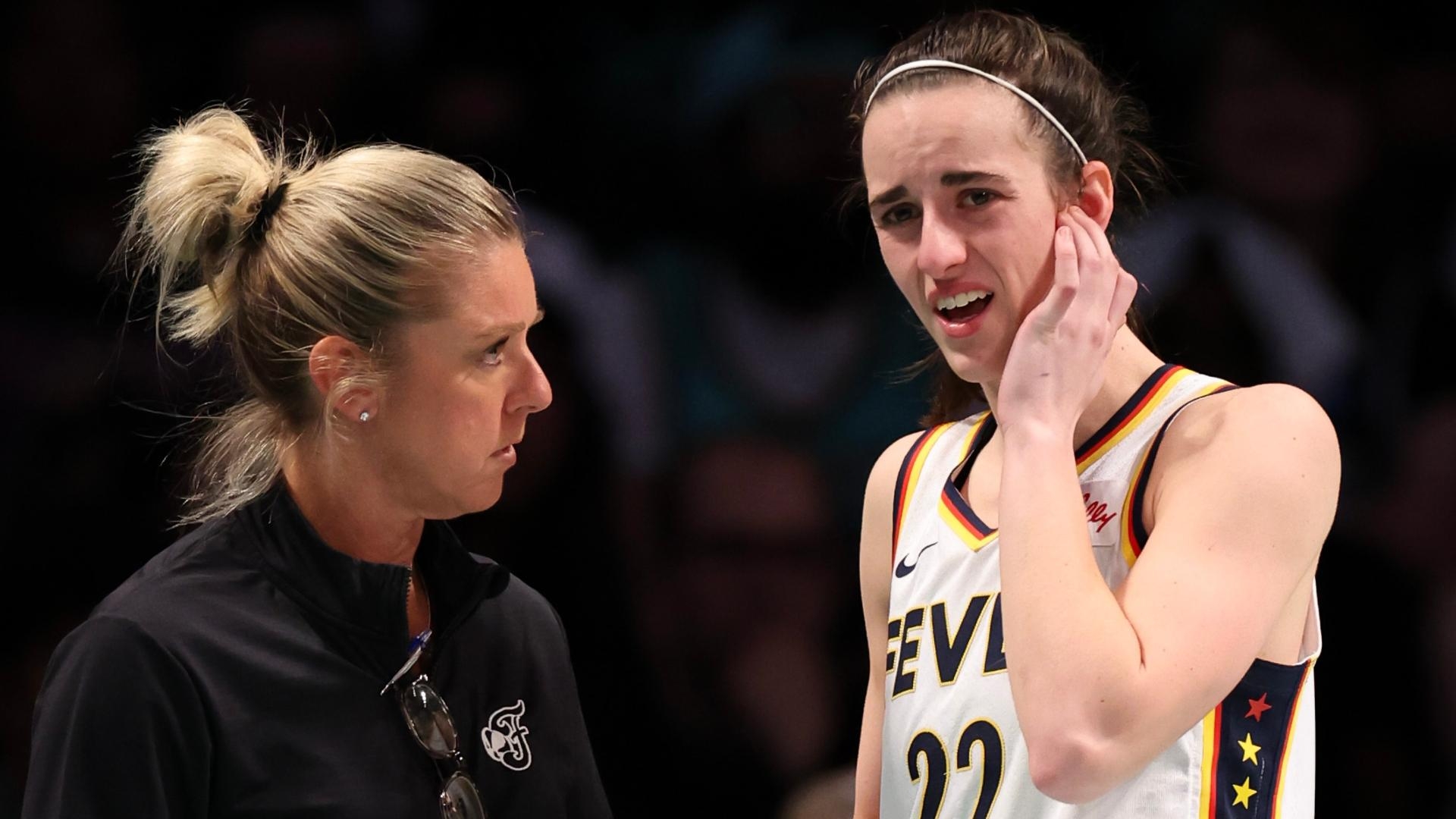 Caitlin Clark and Aliyah Boston leave game injured for Fever