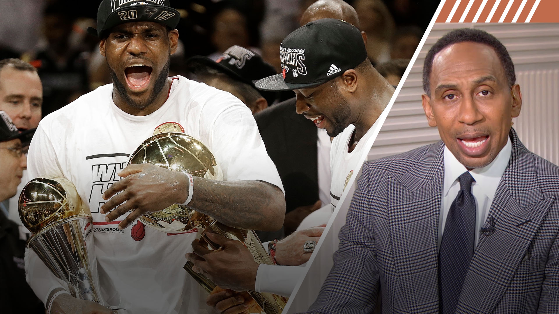 Stephen A. emphatically declares LeBron's best running mate of his career