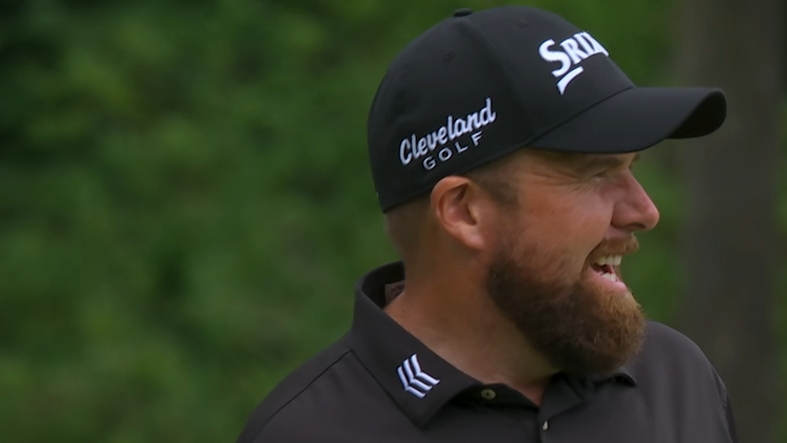 Shane Lowry has priceless reaction after chipping in for birdie