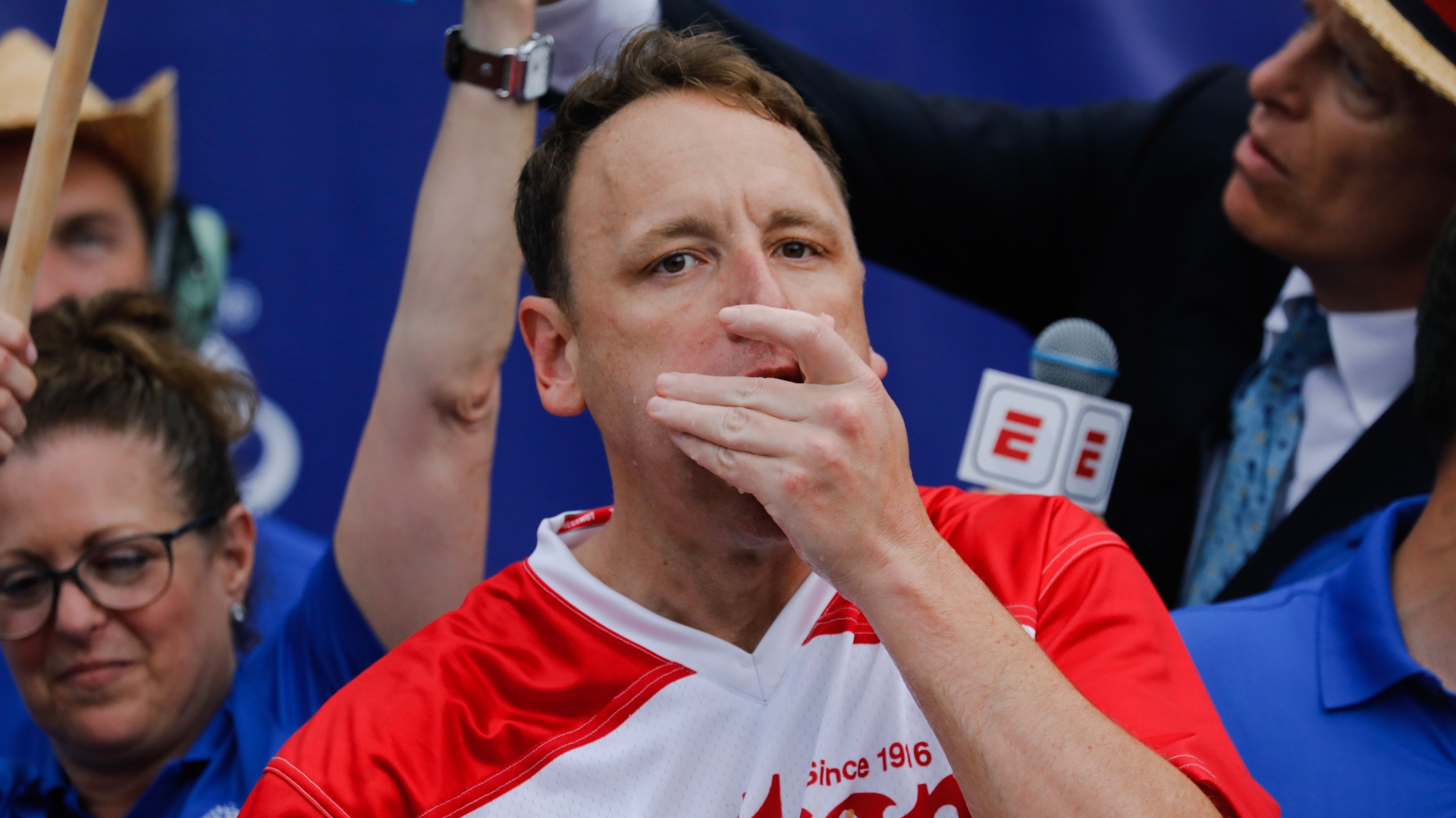 Major League Eating co-founder explains Joey Chestnut's sponsor