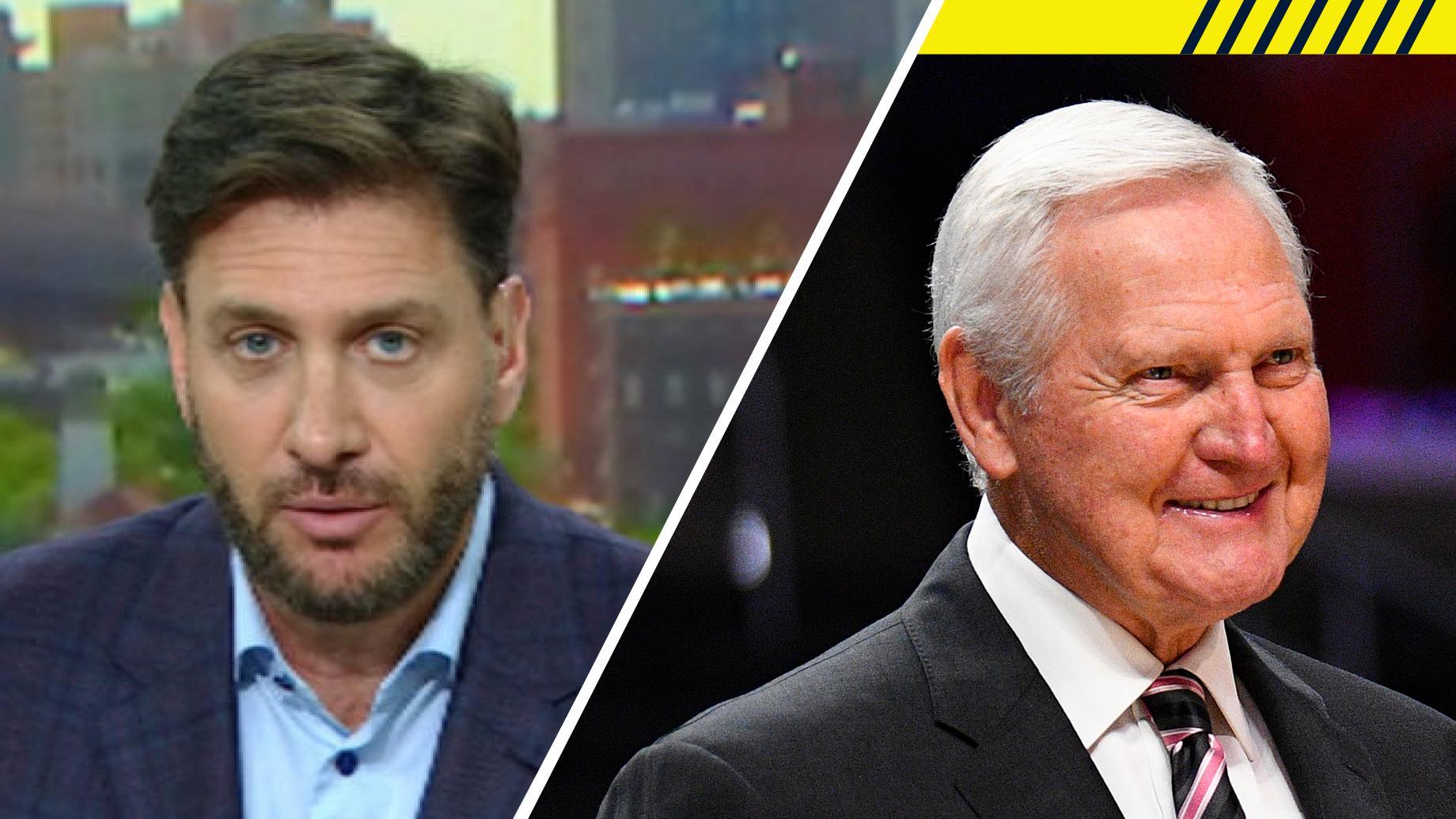 Mike Greenberg pays tribute to Jerry West