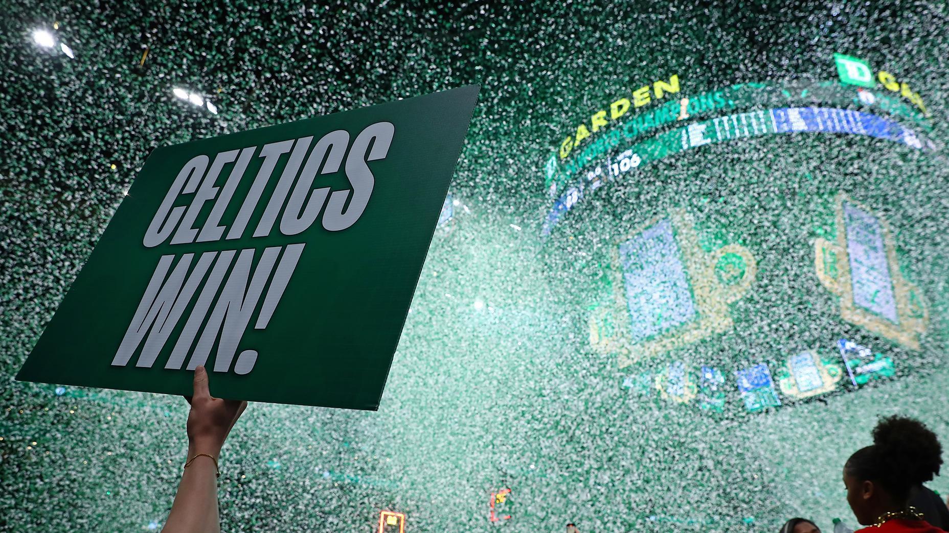 Celtics celebrate winning franchise's 18th NBA Finals