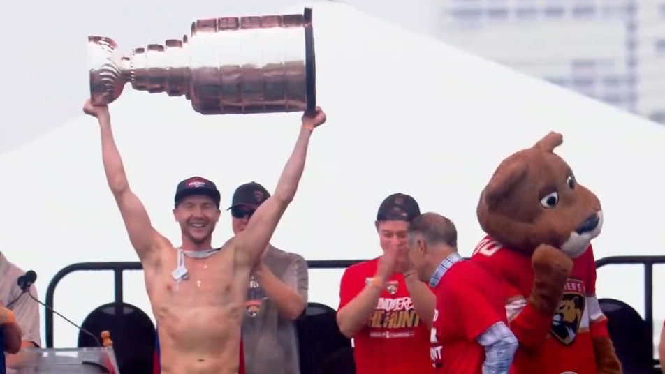 Panthers celebrate Stanley Cup on Fort Lauderdale Beach