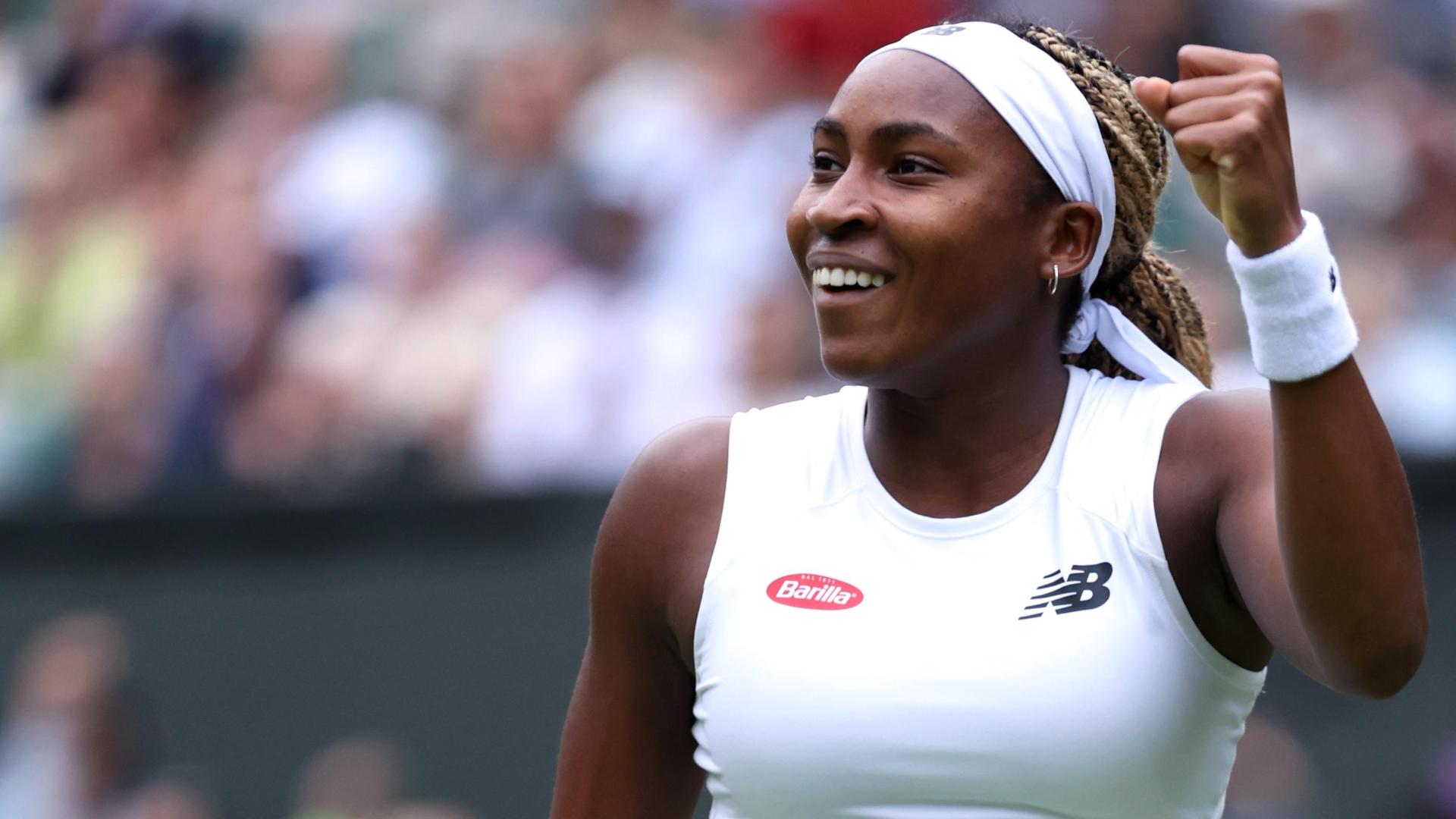 Coco Gauff cruises to a first-round win at Wimbledon