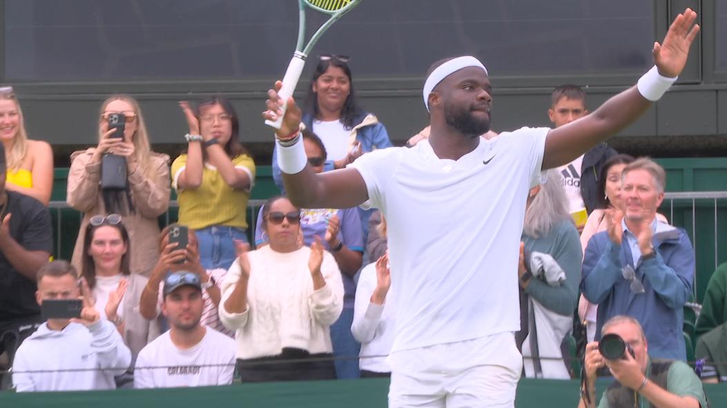 Frances Tiafoe puts Borna Coric away to advance at Wimbledon