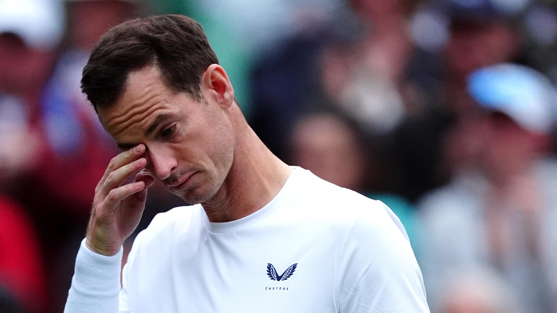 Andy Murray emotional after tribute video at Wimbledon