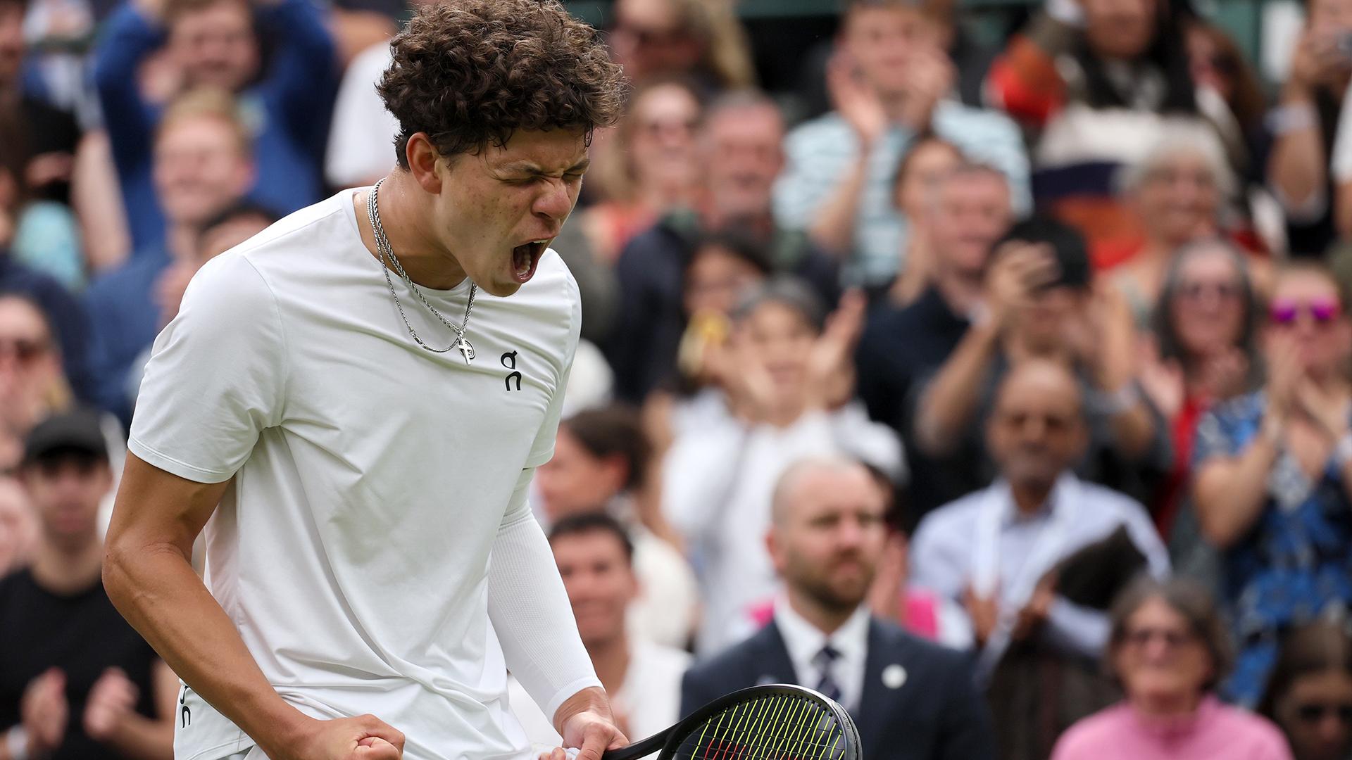 Ben Shelton wins another five-setter to advance at Wimbeldon