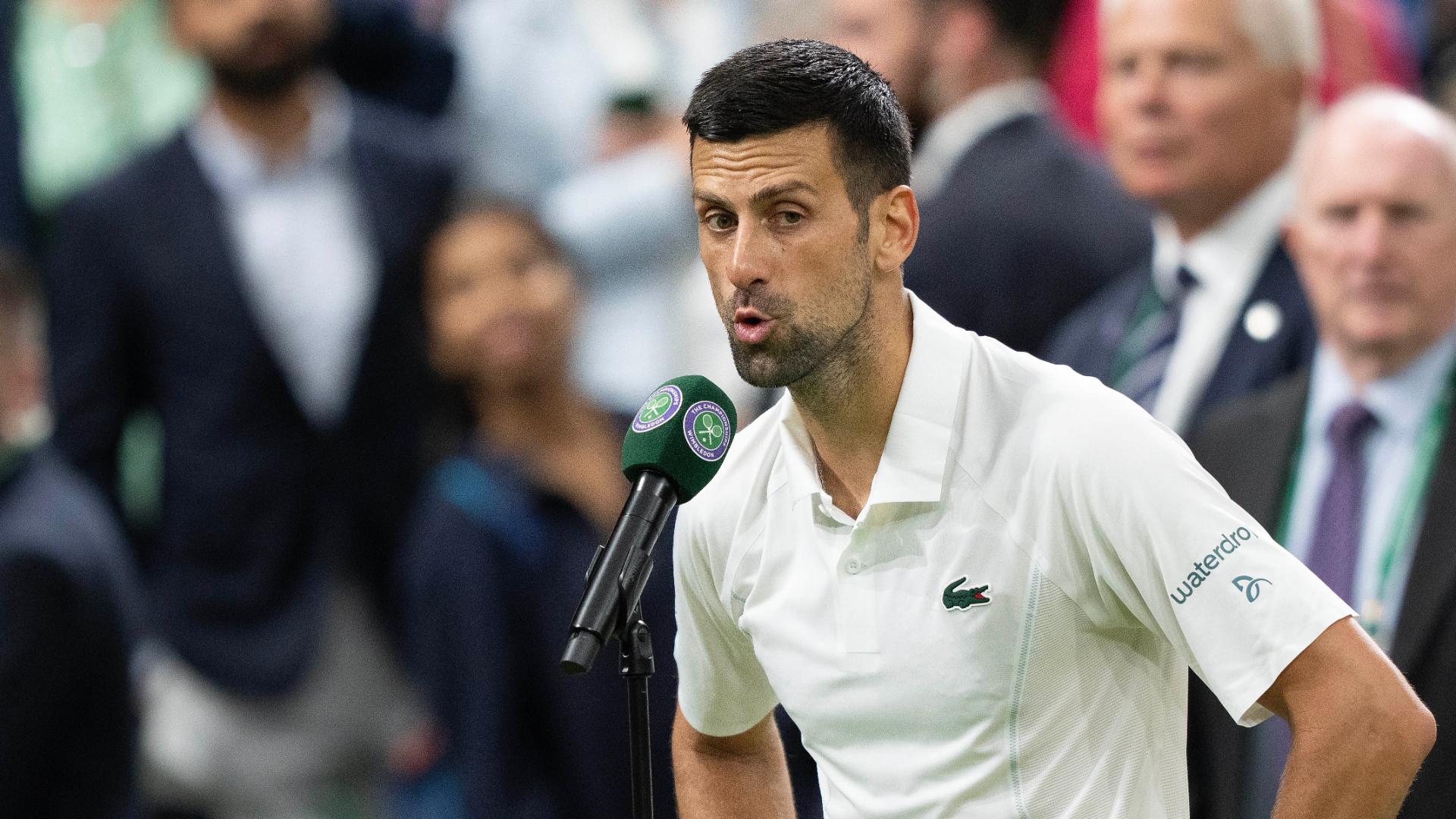 Djokovic has some words for fans he considers disrespectful