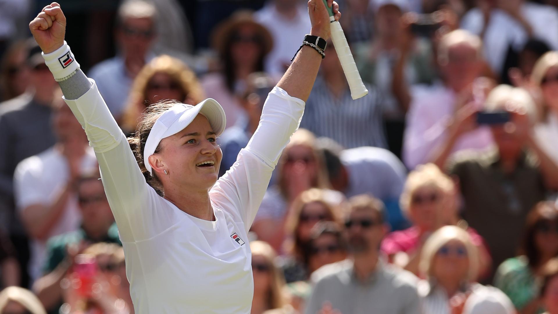 Krejcikova outlasts Paolini in 3 sets to win first Wimbledon title