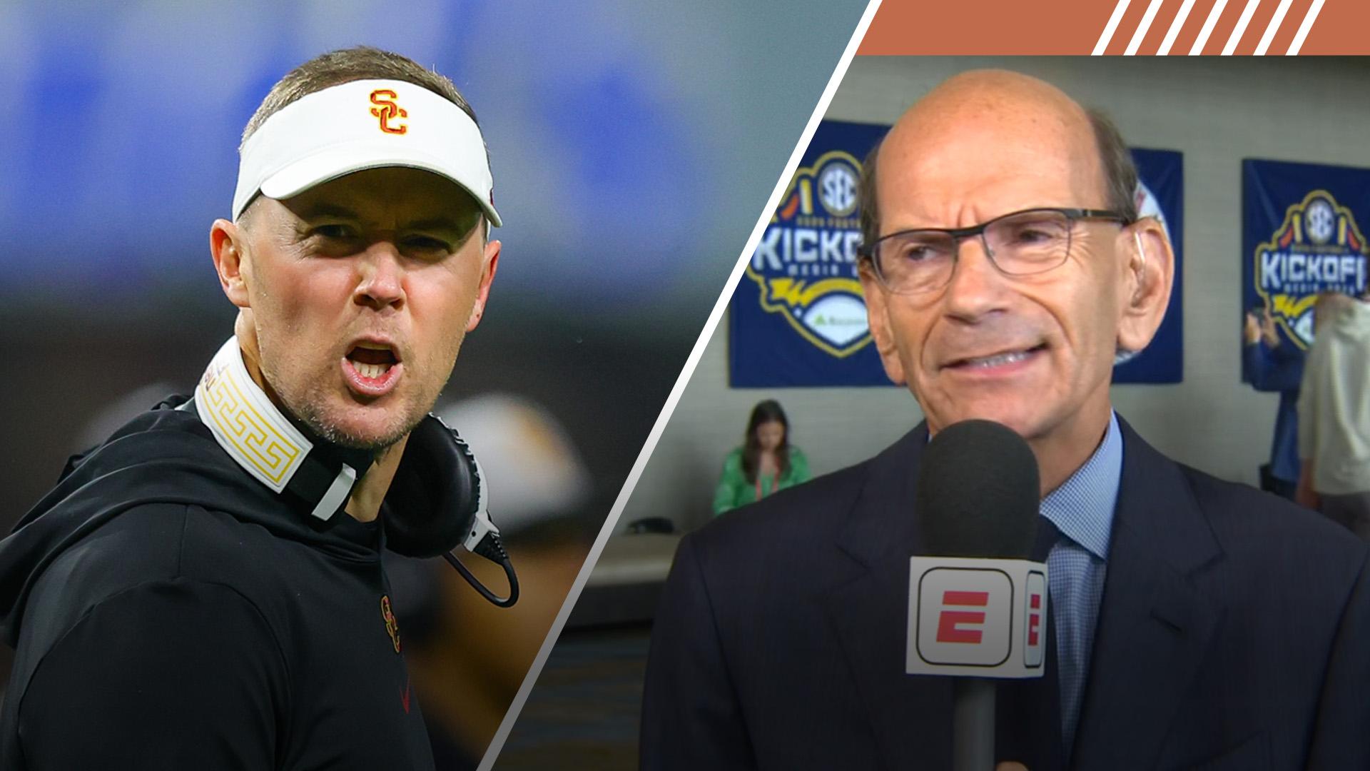 Finebaum brands Lincoln Riley's tenure at USC a 'disaster'