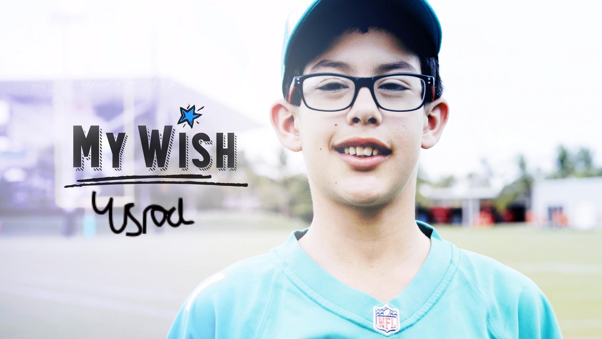 'My Wish': Yisroel Weberman hangs out with the Dolphins for a day