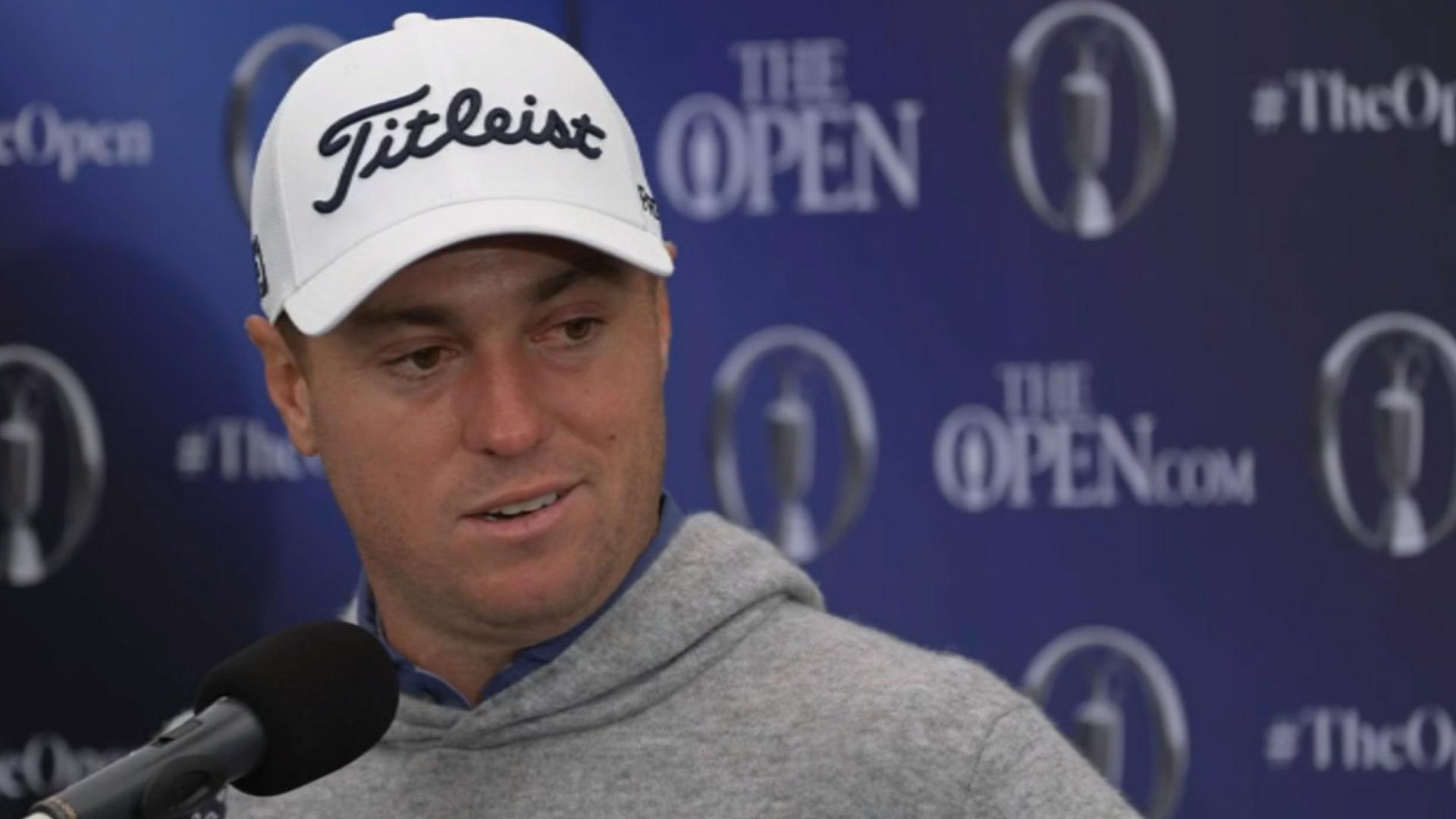 Justin Thomas 'doing everything better' after Open disaster last year