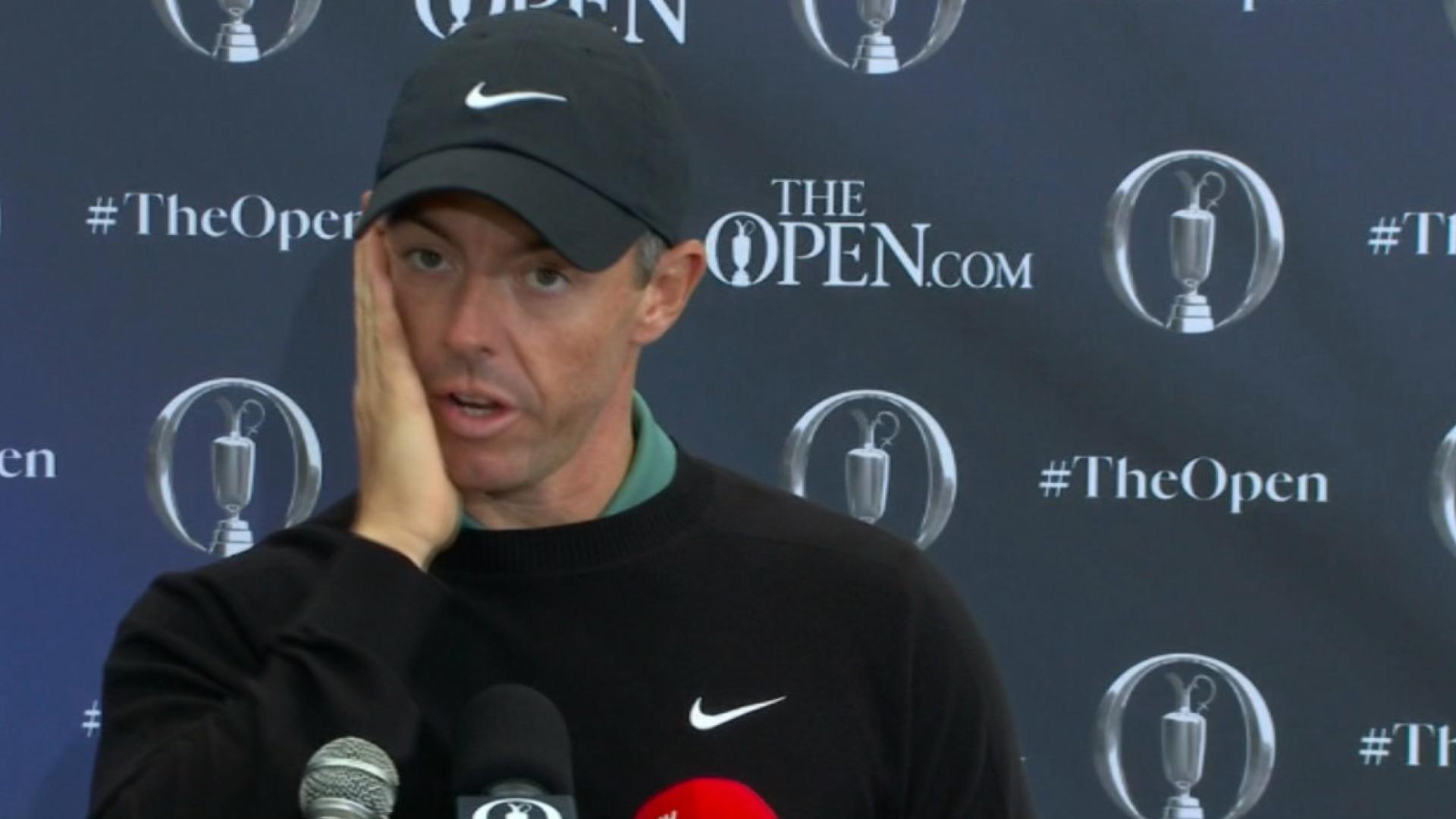 Rory McIlroy recaps 'difficult' Round 1