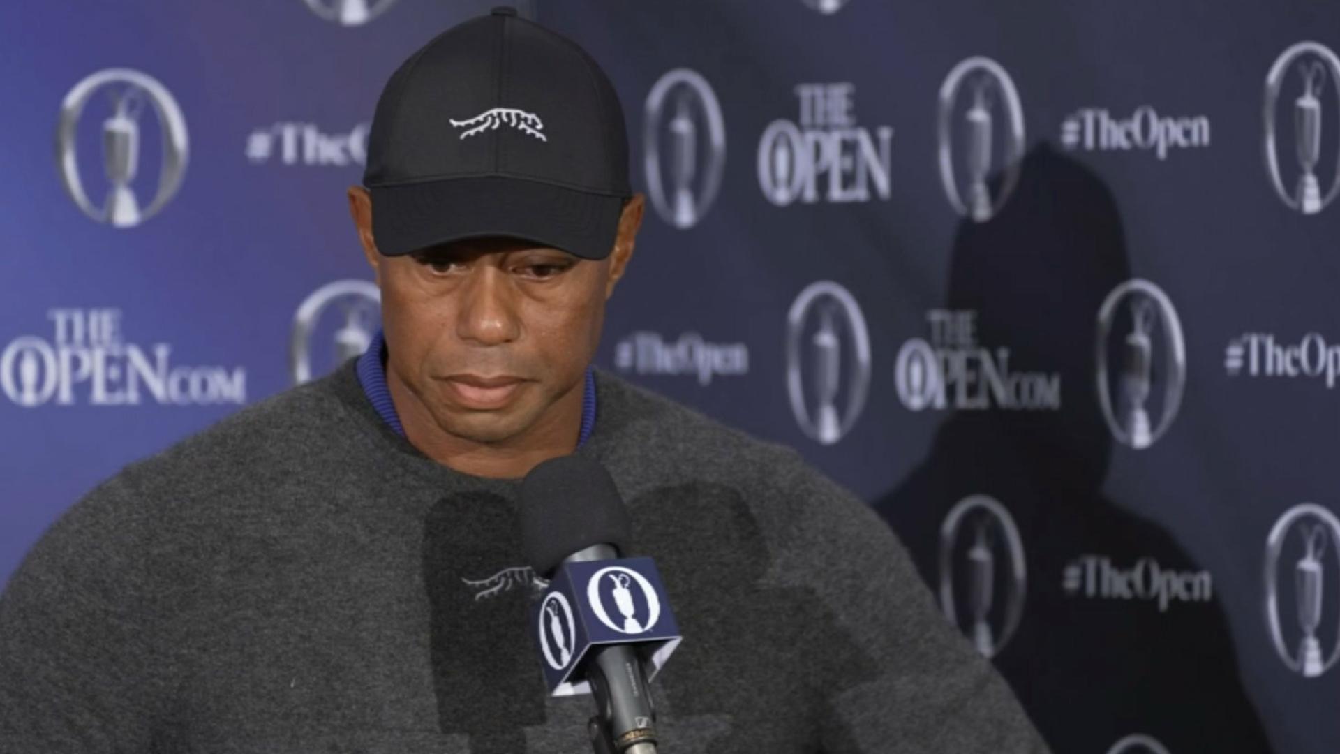 Tiger: I didn't do a lot right in first round of The Open