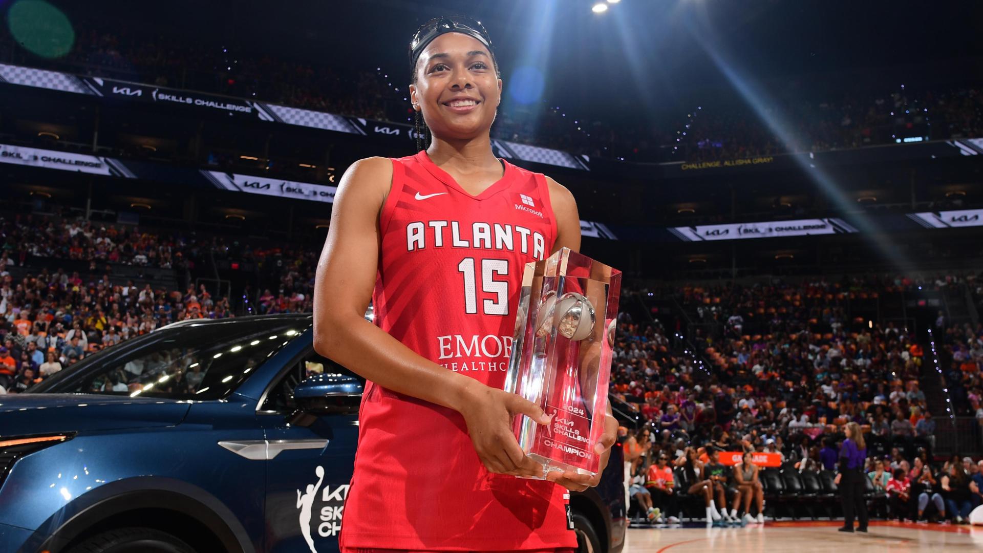 Atlanta Dream's Allisha Gray wins the WNBA All-Star skills challenge