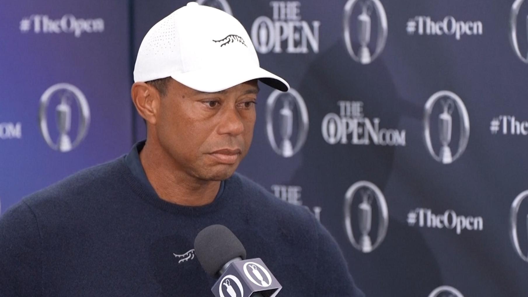 Tiger on missing cut at The Open: 'I just wish I was more sharp'