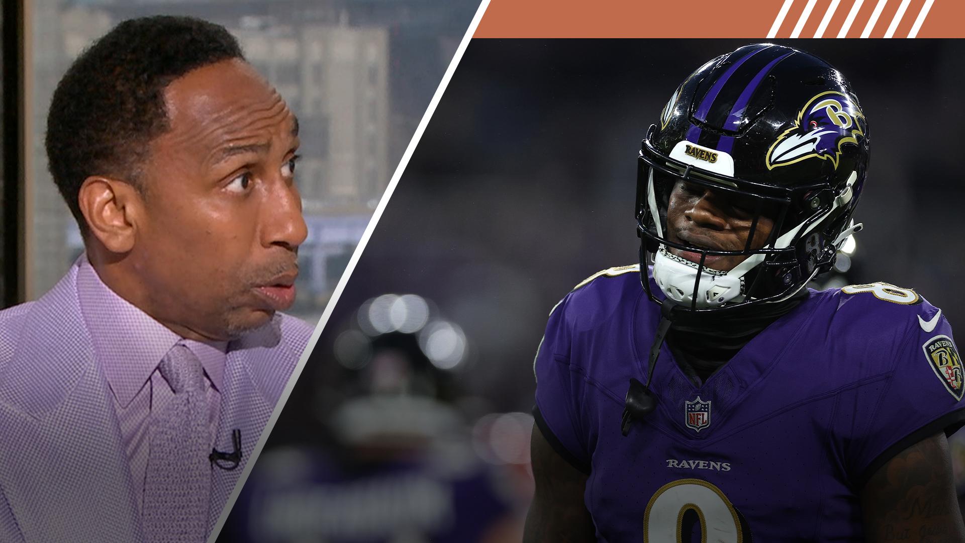 Stephen A. blames John Harbaugh for Lamar Jackson criticism