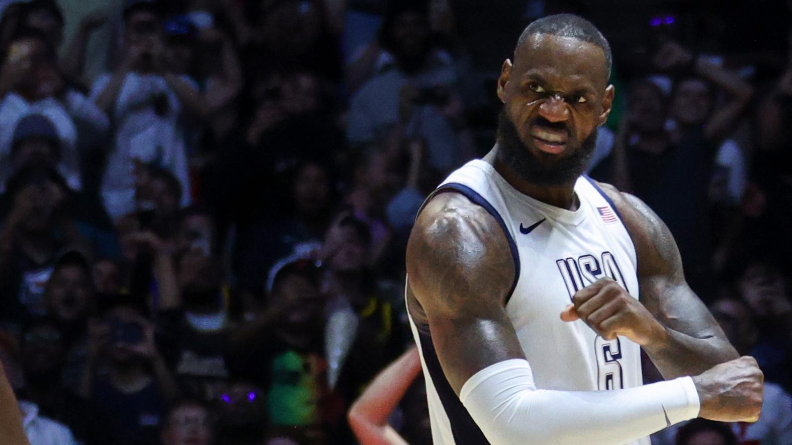 LeBron puts Team USA on his back in close finish vs. Germany