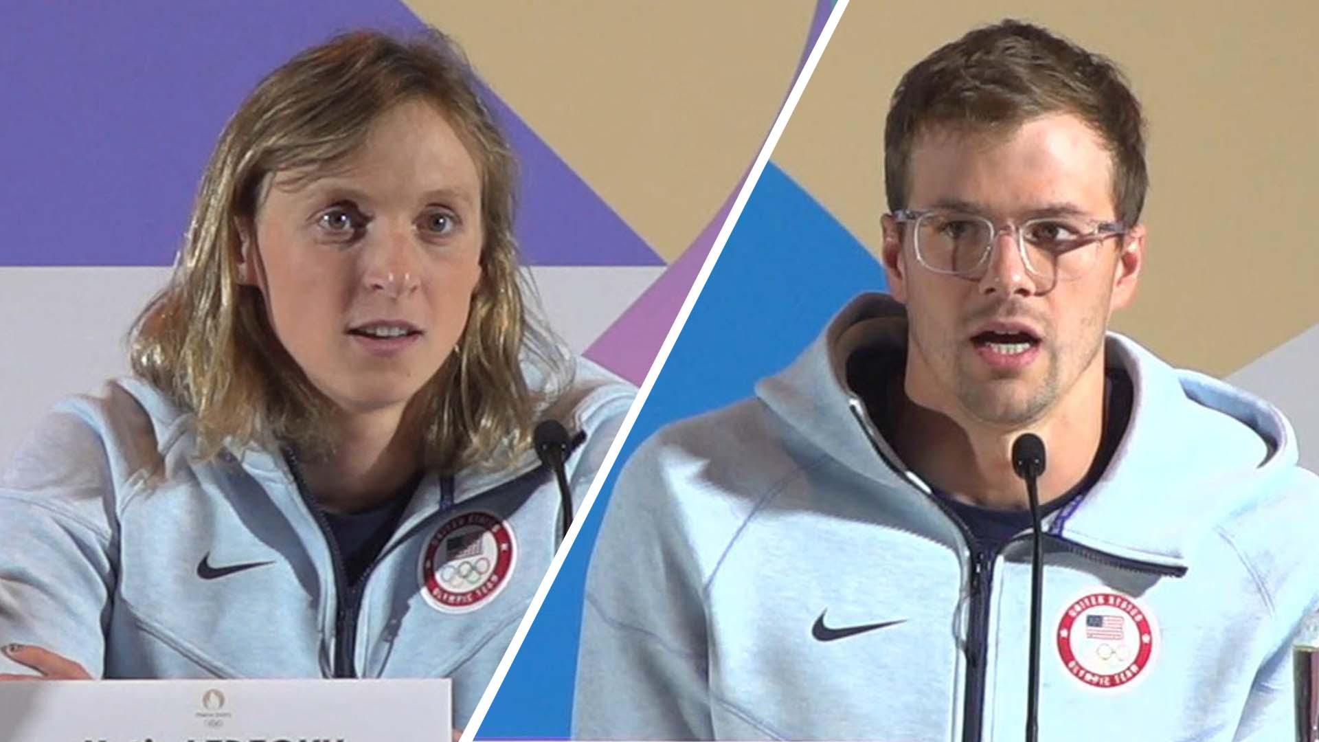 Katie Ledecky & Nic Fink weigh in on Chinese doping scandal