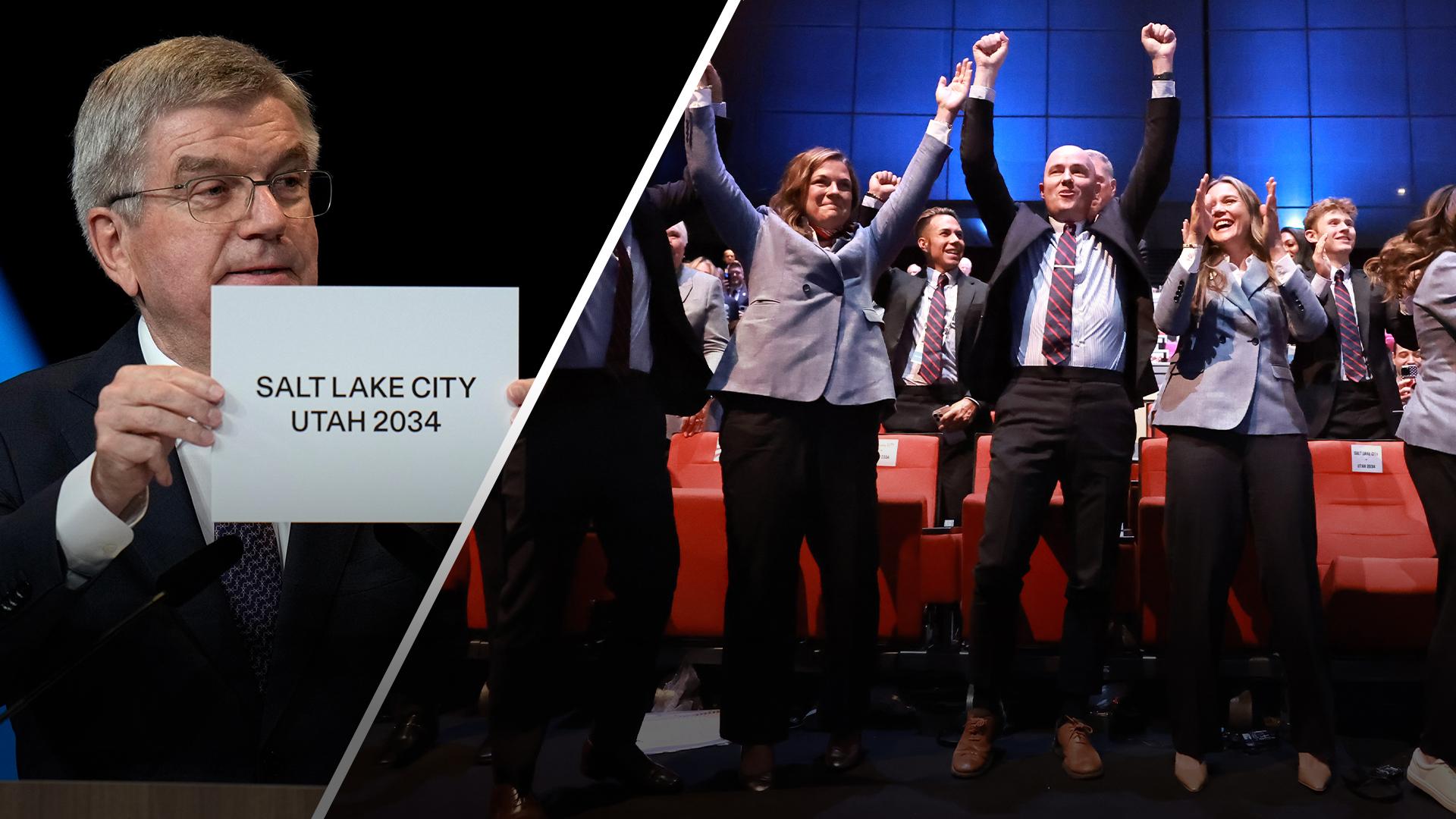 IOC awards Salt Lake City the 2034 Winter Olympics