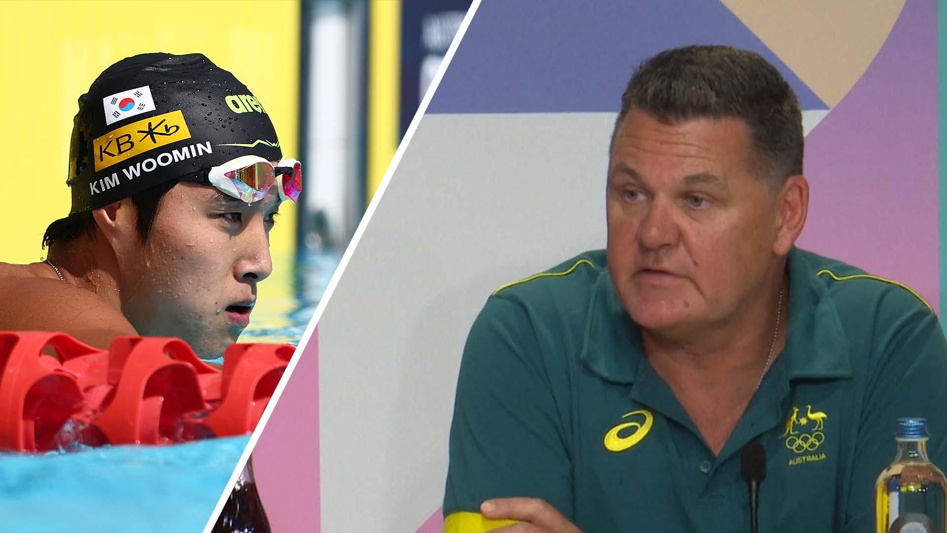 'His act was un-Australian!' - Swim coach under-fire after support for Korean rival