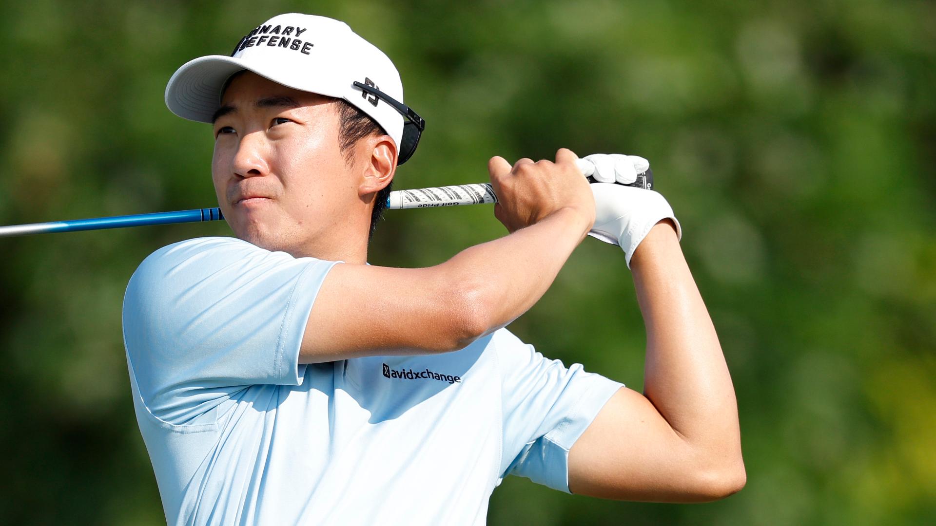 Michael Kim opens 3M Open with a hole-out eagle