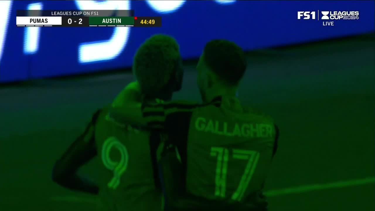 Gyasi Zardes puts Austin FC up 2-0 on UNAM