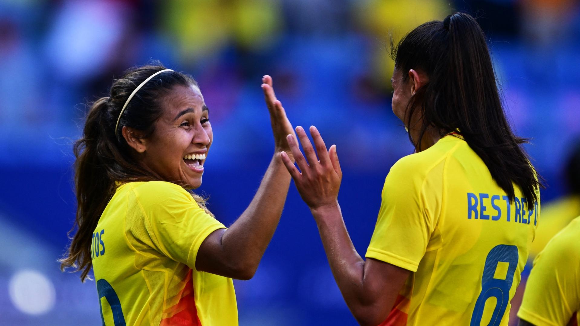 Did Colombia make a statement vs. New Zealand at the Olympics?