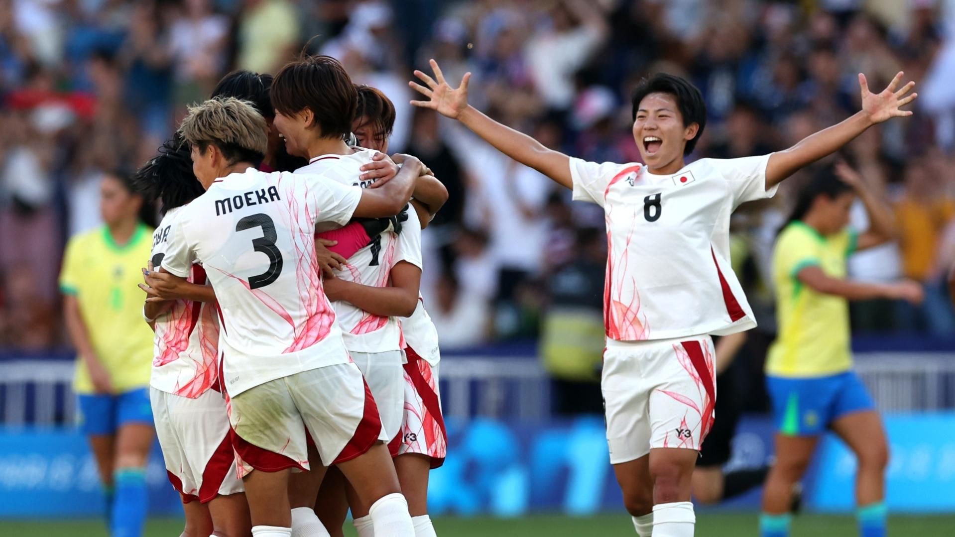 How Japan stunned Brazil with two injury-time goals at the Olympics